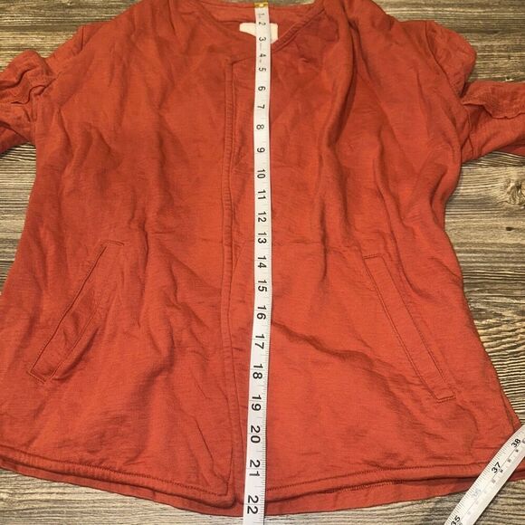 Caslon NWOT Cardigan Red Women Size Small. Made In India. 100% Cotton. 16 - Picture 9 of 11